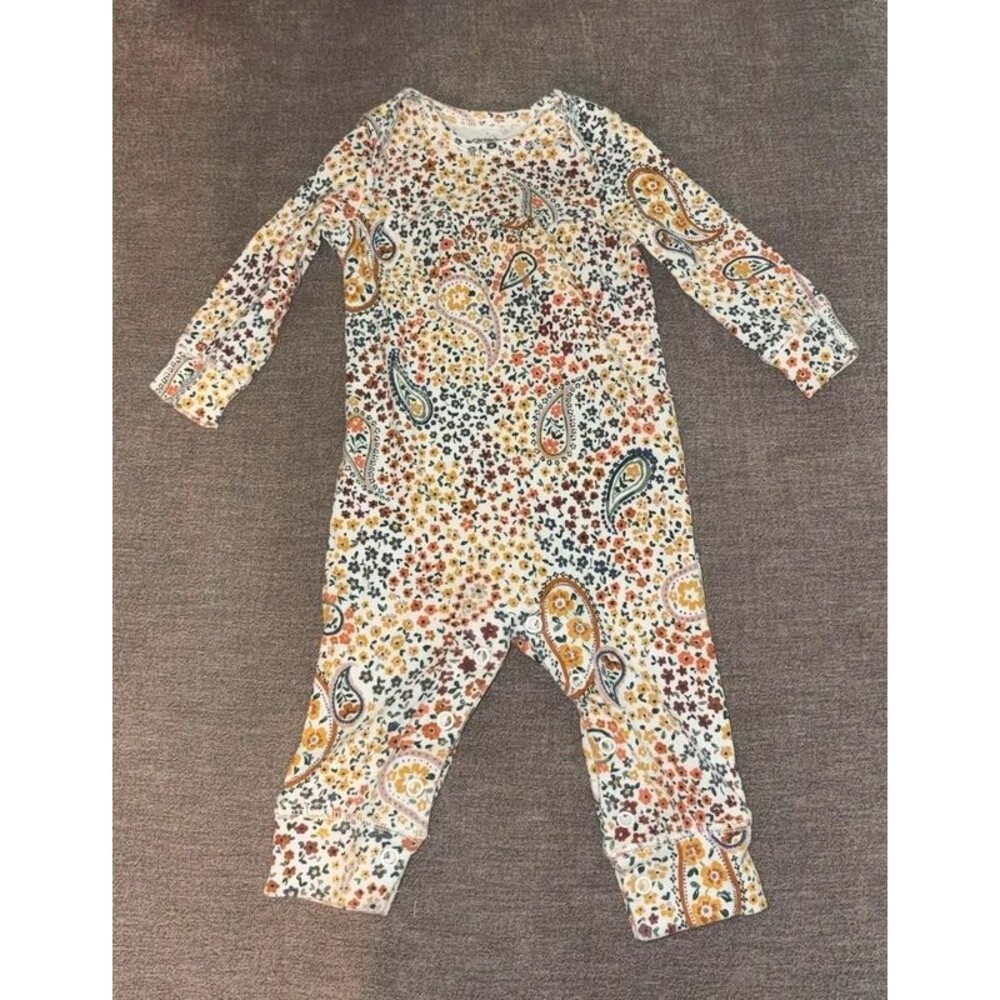 Paisley Print Boho Fall One Piece Girls